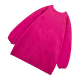 Maxbell Kids Apron Long Sleeve Waterproof Smock for Painting Drawing S/M/L Rose M - Aladdin Shoppers