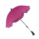 Maxbell Kids Baby Sun Umbrella Parasol Shade Covers for Pram Stroller Buggy Rose red - Aladdin Shoppers