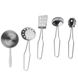 Maxbell Kids Kitchen Metal Utensils Playset, All Purpose Kitchen Tool Set - E, 5pcs/Set - Aladdin Shoppers
