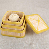 Maxbell Kitchen Bamboo Steamer Basket Asian Food Steamer for Dim Sum Dumpling 8 inch - Aladdin Shoppers