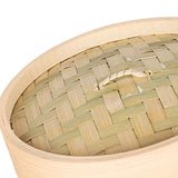 Maxbell Kitchen Bamboo Steamer Basket Asian Food Steamer for Dim Sum Dumplings 15cm - Aladdin Shoppers