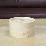 Maxbell Kitchen Bamboo Steamer Basket Asian Food Steamer for Dim Sum Dumplings 15cm - Aladdin Shoppers