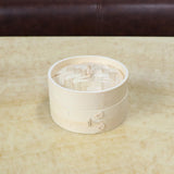 Maxbell Kitchen Bamboo Steamer Basket Asian Food Steamer for Dim Sum Dumplings 15cm - Aladdin Shoppers