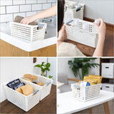 Maxbell Kitchen Bathroom Plastic Storage Basket Sundries Box Narrow 29x13.5x12.5cm - Aladdin Shoppers