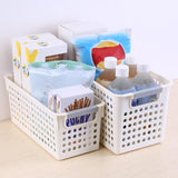 Maxbell Kitchen Bathroom Plastic Storage Basket Sundries Box Narrow 29x13.5x12.5cm - Aladdin Shoppers