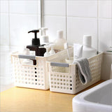 Maxbell Kitchen Bathroom Plastic Storage Basket Sundries Box Narrow 29x13.5x12.5cm - Aladdin Shoppers