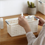 Maxbell Kitchen Bathroom Plastic Storage Basket Sundries Box Narrow 29x13.5x12.5cm - Aladdin Shoppers