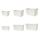 Maxbell Kitchen Bathroom Plastic Storage Basket Sundries Box Narrow 29x13.5x12.5cm - Aladdin Shoppers