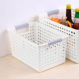 Maxbell Kitchen Bathroom Plastic Storage Basket Sundries Box Wide 27x18x14cm - Aladdin Shoppers