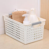 Maxbell Kitchen Bathroom Plastic Storage Basket Sundries Box Wide 27x18x14cm - Aladdin Shoppers