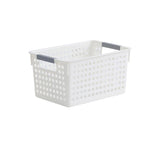 Maxbell Kitchen Bathroom Plastic Storage Basket Sundries Box Wide 27x18x14cm - Aladdin Shoppers