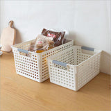 Maxbell Kitchen Bathroom Plastic Storage Basket Sundries Box Wide 27x18x14cm - Aladdin Shoppers