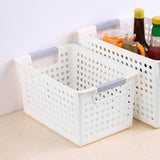 Maxbell Kitchen Bathroom Plastic Storage Basket Sundries Box Wide 31x22x16cm - Aladdin Shoppers