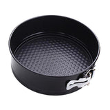 Maxbell Kitchen Craft Non-Stick Loose Base Spring Form Cake Tin Black Round 18x7cm - Aladdin Shoppers