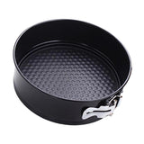 Maxbell Kitchen Craft Non-Stick Loose Base Spring Form Cake Tin Black Round 18x7cm - Aladdin Shoppers