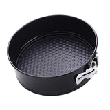 Maxbell Kitchen Craft Non-Stick Loose Base Spring Form Cake Tin Black Round 18x7cm - Aladdin Shoppers