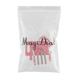 Maxbell Kitchen Fruit Carving Garnishing Tool Set Melon Baller Scoop Spoon Pink - Aladdin Shoppers