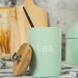 Maxbell Kitchen Metal Spice Seasoning Canister Salt Sugar Pepper Container Jar Green - Aladdin Shoppers