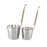 Maxbell Kitchen Noodle Strainer with Hook, Stainless Steel, Deep Fry Basket 14cm - Aladdin Shoppers