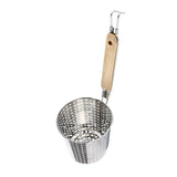 Maxbell Kitchen Noodle Strainer with Hook, Stainless Steel, Deep Fry Basket 14cm - Aladdin Shoppers