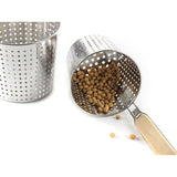 Maxbell Kitchen Noodle Strainer with Hook, Stainless Steel, Deep Fry Basket 14cm - Aladdin Shoppers