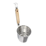 Maxbell Kitchen Noodle Strainer with Hook, Stainless Steel, Deep Fry Basket 14cm - Aladdin Shoppers