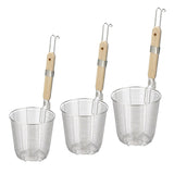 Maxbell Kitchen Noodle Strainer with Hook, Stainless Steel, Deep Fry Basket M - Aladdin Shoppers