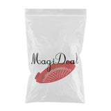 Maxbell Kitchen Silicone Food Pan Clip Pan Strainer Pot Drainer Sieve Colander Red - Aladdin Shoppers