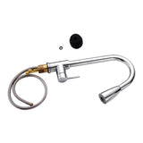 Maxbell Kitchen Sink Faucet Pull Out Sprayer Swivel Spout Copper Mixer Tap Chromed - Aladdin Shoppers