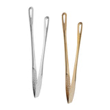 Maxbell Kitchen Stainless Steel BBQ Cooking Grill Tongs 9.5inch Sturdy Utensil - Aladdin Shoppers