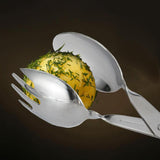 Maxbell Kitchen Stainless Steel Cooking Tong Clamp Food Utensil BBQ Buffet Clip L - Aladdin Shoppers