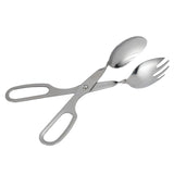 Maxbell Kitchen Stainless Steel Cooking Tong Clamp Food Utensil BBQ Buffet Clip L - Aladdin Shoppers