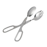 Maxbell Kitchen Stainless Steel Cooking Tong Clamp Food Utensil BBQ Buffet Clip L - Aladdin Shoppers