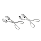 Maxbell Kitchen Stainless Steel Cooking Tong Clamp Food Utensil BBQ Buffet Clip S - Aladdin Shoppers