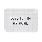 Maxbell Korean Floor Mat Rug Bathroom Non-Slip Carpet -White Background Grid 50x80cm - Aladdin Shoppers