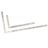 Maxbell L-Square Stainless Steel Ruler for Engineer Carpenter Measure Tools 300mm - Aladdin Shoppers