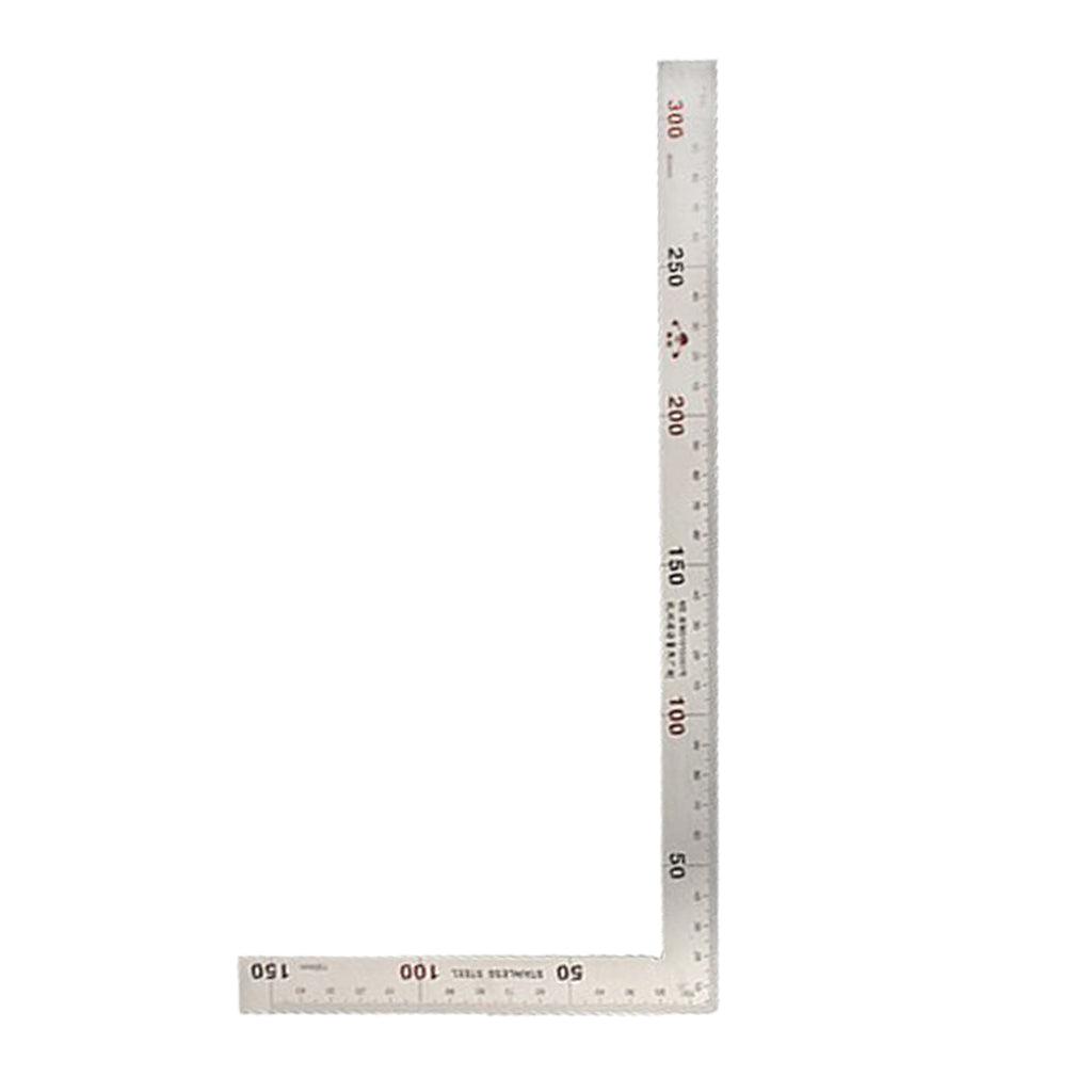 Steel Ruler L ⚡️Buy Maxbell L-Square Stainless Steel Ruler for Engineer Carpenter ...