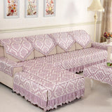 Maxbell Lace sofa cushion chair table cushion Purple Sofa cushion 90X16X160cm - Aladdin Shoppers