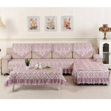 Maxbell Lace sofa cushion chair table cushion Purple Sofa cushion 90X16X160cm - Aladdin Shoppers