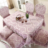 Maxbell Lace sofa cushion chair table cushion Purple tablecloth 130X130cm - Aladdin Shoppers