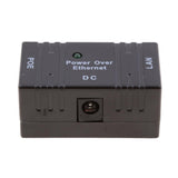 Maxbell LAN POE Injector / Splitter 5V~48V Power Supply Module for AP IP Camera IP Phone Black 10M/100Mbps Black - Aladdin Shoppers