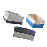 Maxbell Laundry Basket Hamper Clothes Box Toy Organizer Storage Container Blue - Aladdin Shoppers