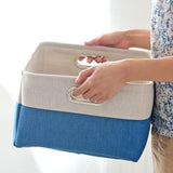 Maxbell Laundry Basket Hamper Clothes Box Toy Organizer Storage Container Blue - Aladdin Shoppers