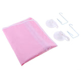 Maxbell Laundry Hook Hanging Storage Bag Bathroom Clothes Organizer Pouch Pink - Aladdin Shoppers