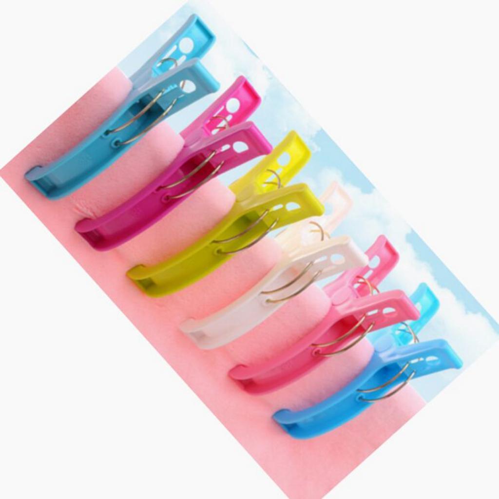 Maxbell Laundry Pins Colorful Plastic Hanging Clips Large Laundry Clothes Spring Pin - Aladdin Shoppers
