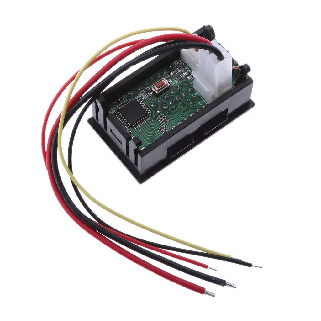 Maxbell LCD Digital Voltmeter Lithium Battery Capacity Voltage Meter 0-33.00V Green - Aladdin Shoppers