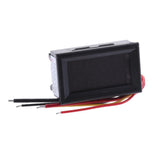 Maxbell LCD Digital Voltmeter Lithium Battery Capacity Voltage Meter 0-99.9V Red - Aladdin Shoppers