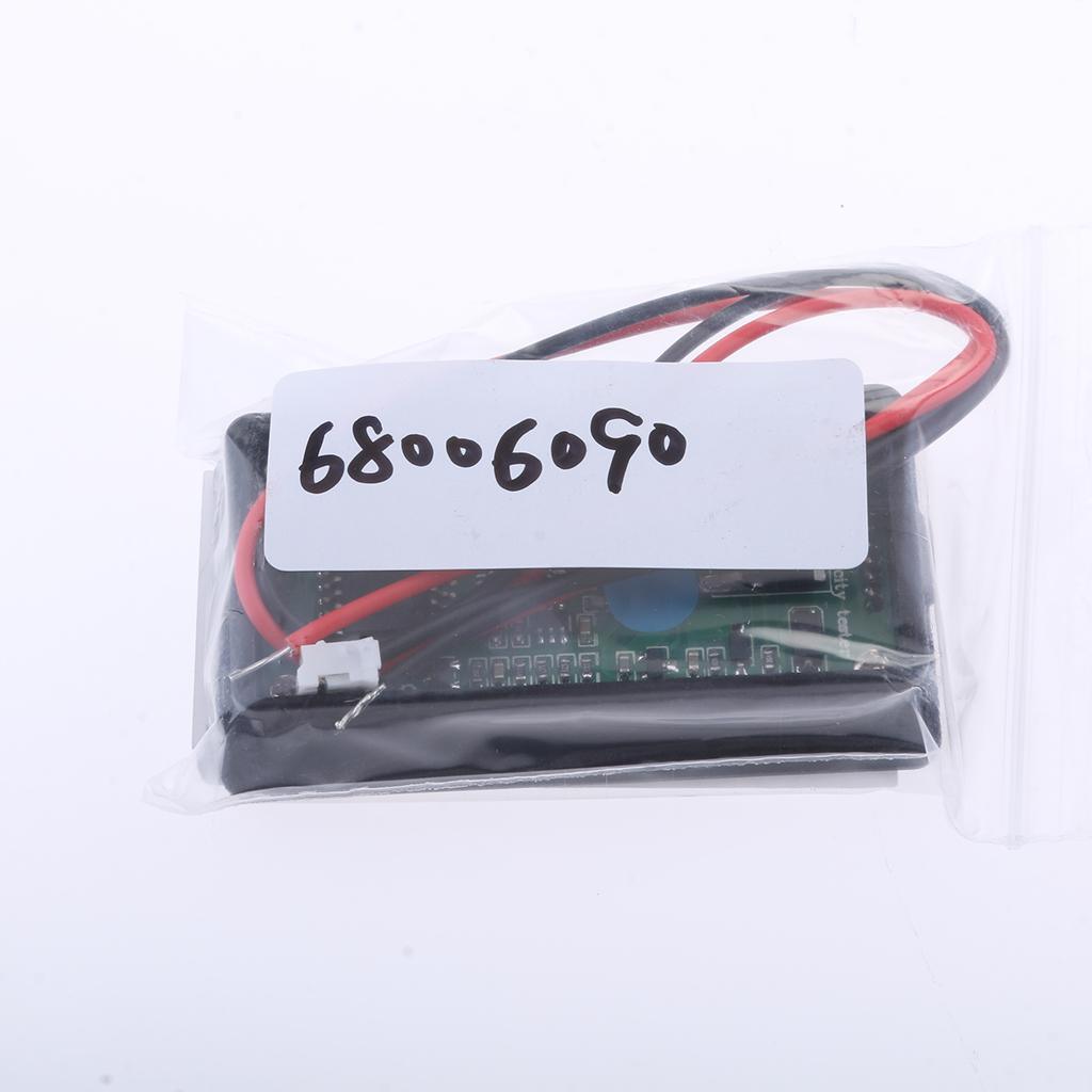 Maxbell LCD Digital Voltmeter Lithium Battery Capacity Voltage Meter blue backlight - Aladdin Shoppers