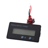 Maxbell LCD Digital Voltmeter Lithium Battery Capacity Voltage Meter blue backlight - Aladdin Shoppers