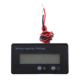 Maxbell LCD Digital Voltmeter Lithium Battery Capacity Voltage Meter blue backlight - Aladdin Shoppers